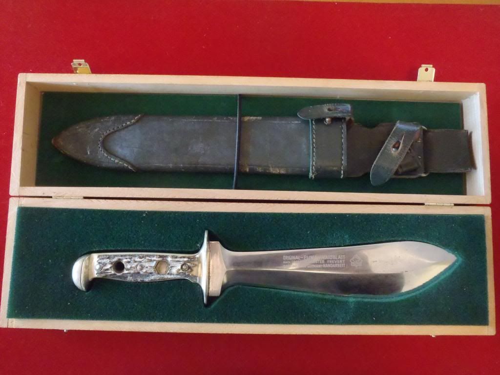 Puma jagdnicker Frevert cuchillo de caza nicker mango cuchillo viajes cuchillo
