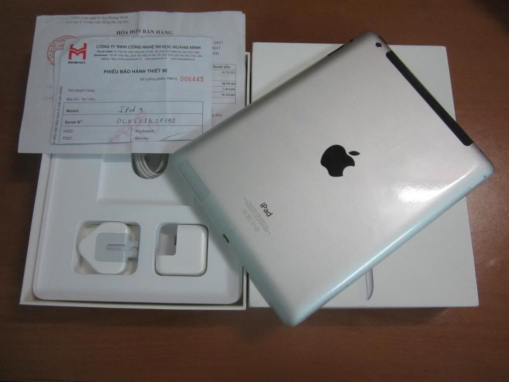 Ngưởi dùng bán IPAD 2 wifi 3G white 16gb mới 99%,full box,chưa bung máy 1 lần,bao xài - 3