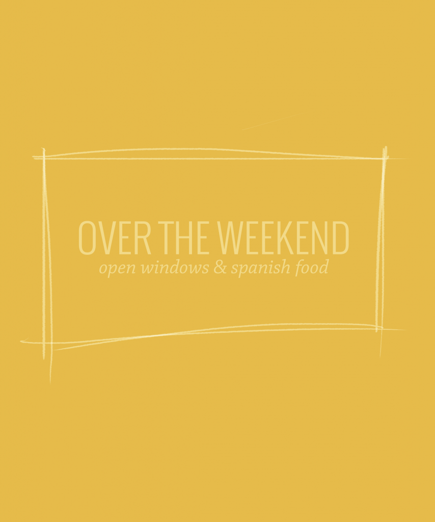over the weekend