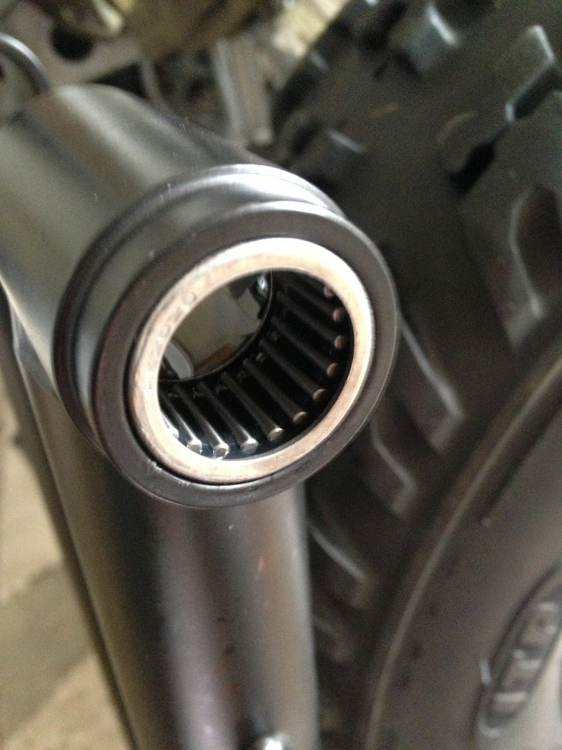 Swingarm pivot bearing installation help Honda TRX 450R