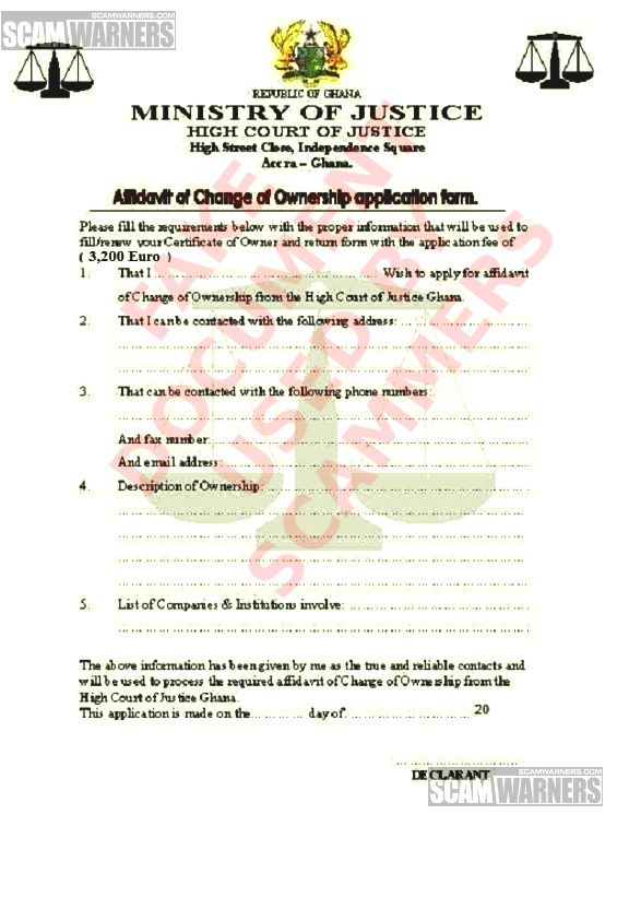 scamwarners com view topic adiya baruch adiya_baruch yahoo com change of ownership form