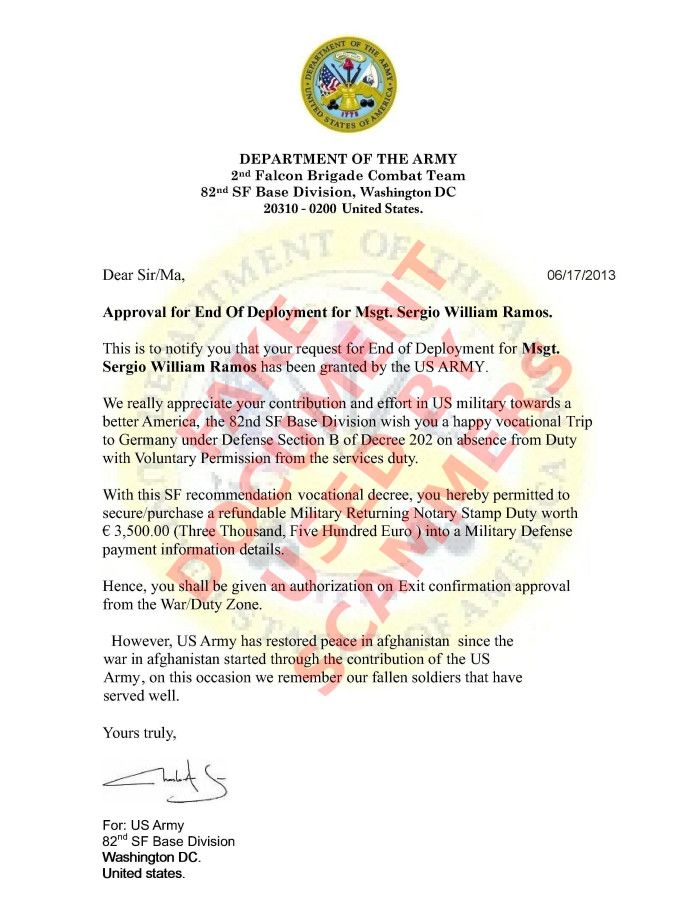 scamwarnerscom view topic sergio mcknight sergiomcknight leave us army leave form
