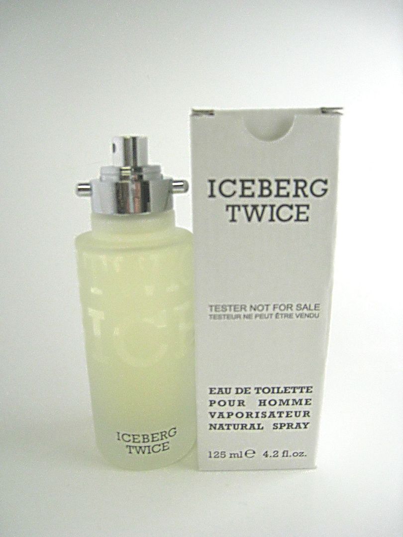 Iceberg Twice for Men by Iceberg EDT Spray 4.2 oz - NEW IN TESTER BOX