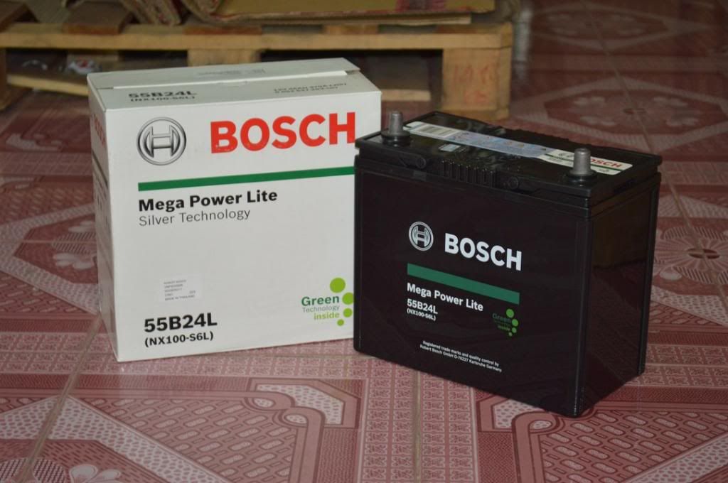ắc quy ô tô bosch - 1