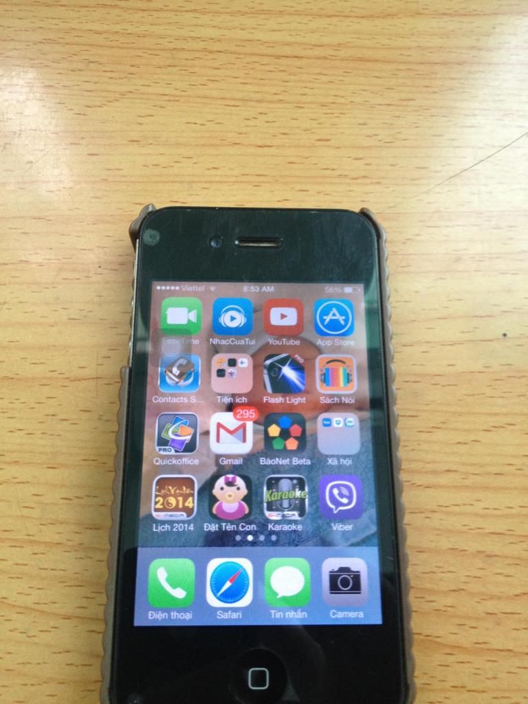 HCM-Bán ip 4s-16G quốc tế,máy tôi sài cẩn thận,còn mới. - 1