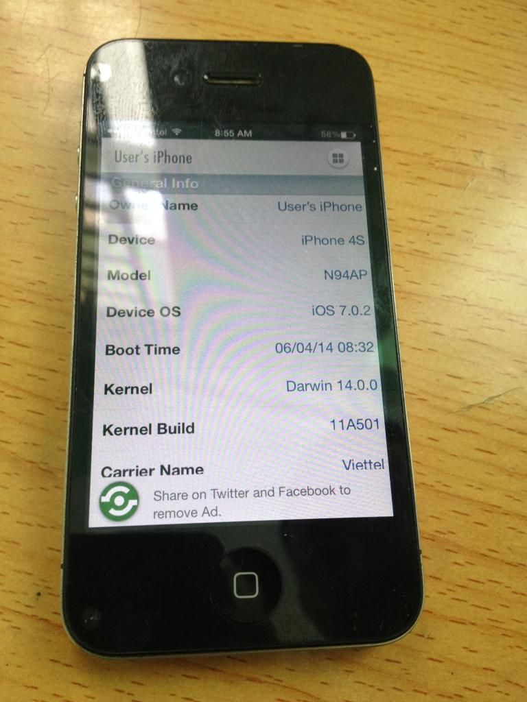 HCM-Bán ip 4s-16G quốc tế,máy tôi sài cẩn thận,còn mới. - 6