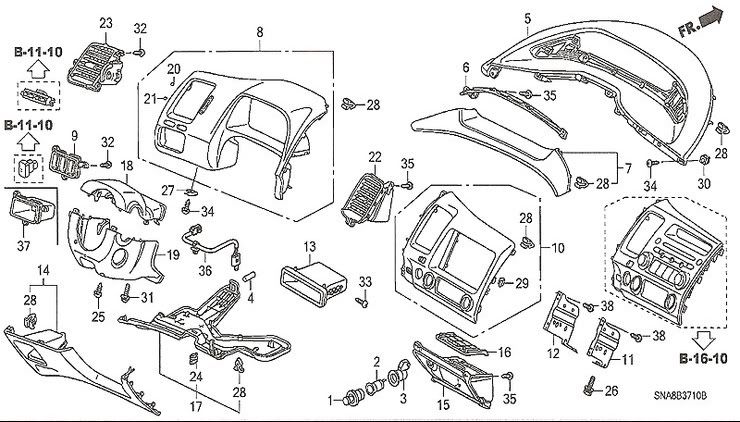 Quick Reference - Removal Diagrams - 8th Generation Honda Civic Forum