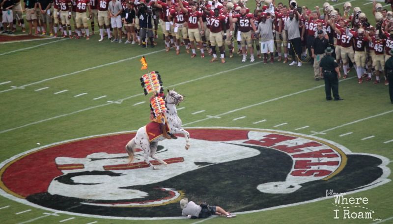 Where I Roam, Florida State University, Chief Osceola and Renegade