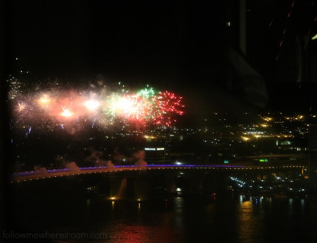 Jacksonville Thanksgiving fireworks 2012