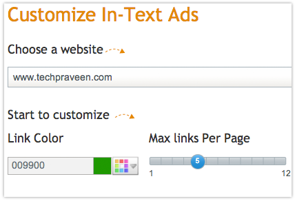 Customize In-Text Infolinks Ads, Customize In-Text Infolinks Ads