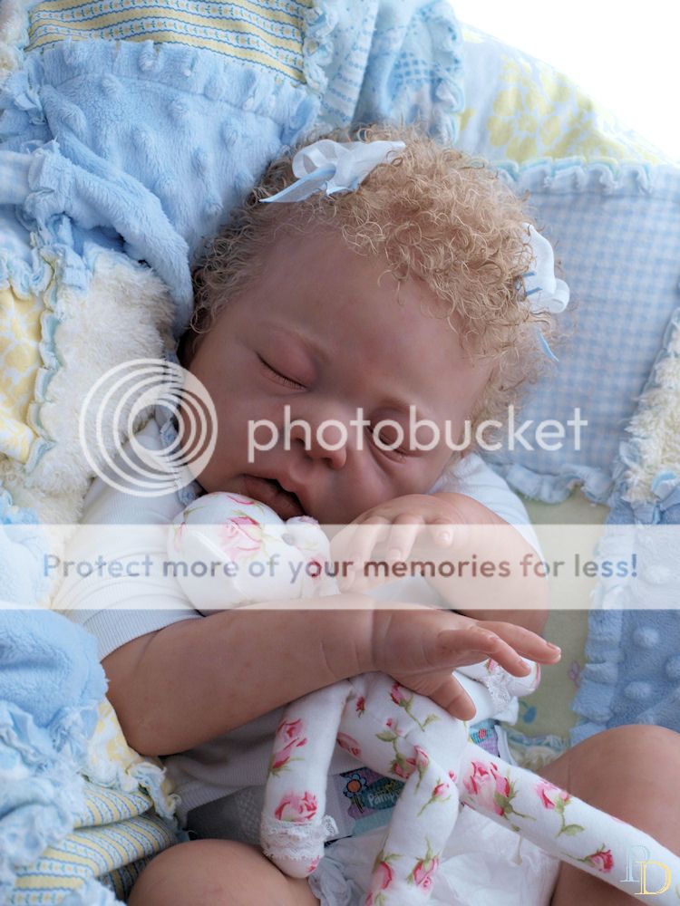 Precious Dreams Reborn RARE Toddler Bonnie Villanova Fake Baby Girl Doll Rooted